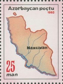 Map of Nakhchivan Republic (NAXCIVAN)