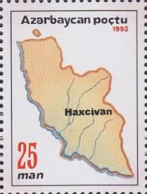 Map of Nakhchivan Republic (HAXCIVAN)