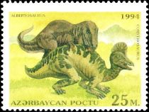 Albertosaurus and Corythosaurus