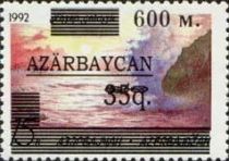 Caspian Sea - Surcharge on Surcharge and Overprint