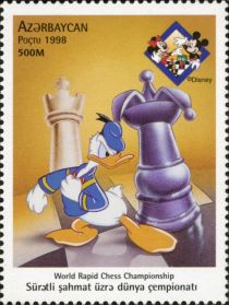 Donald Duck with King and Bishop