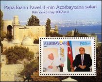 Pope John Paul II and President of Azerbaijan