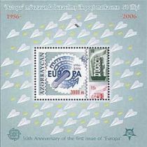 Europa Emblem and West German Stamp