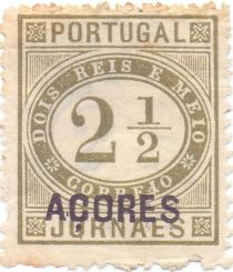 Newspaper stamp overprinted