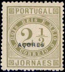 Newspaper stamp overprinted