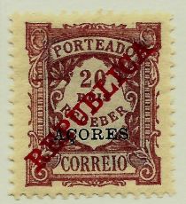 Postage Due - Republica overprint