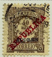 Postage Due - Republica overprint