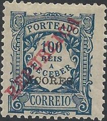 Postage Due - Republica overprint