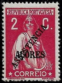 Ceres Issue of Portugal 2nd Overprint ASSISTENCIA