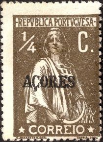 Ceres Issue of Portugal Overprinted