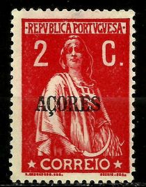 Ceres Issue of Portugal Overprinted