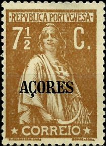 Ceres Issue of Portugal Overprinted