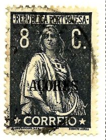 Ceres Issue of Portugal Overprinted