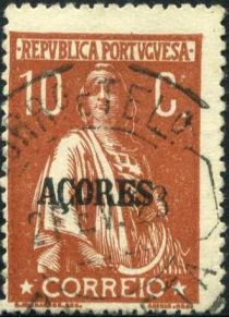 Ceres Issue of Portugal Overprinted