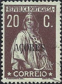 Ceres Issue of Portugal Overprinted