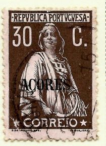 Ceres Issue of Portugal Overprinted