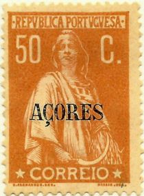 Ceres Issue of Portugal Overprinted