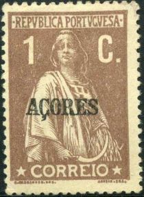 Ceres Issue of Portugal Overprinted