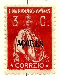 Ceres Issue of Portugal Overprinted