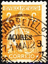 Ceres Issue of Portugal Overprinted