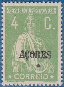 Ceres Issue of Portugal Overprinted in Black or Carmine