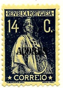 Ceres Issue of Portugal Overprinted