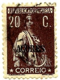 Ceres Issue of Portugal Overprinted