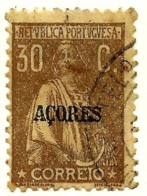 Ceres Issue of Portugal Overprinted