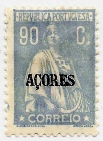 Ceres Issue of Portugal Overprinted