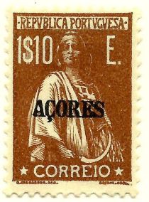 Ceres Issue of Portugal Overprinted