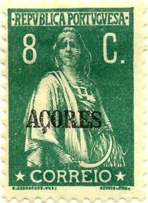 Ceres Issue of Portugal Overprinted