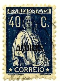 Ceres Issue of Portugal Overprinted