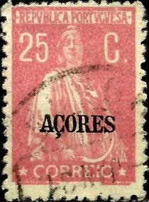 Ceres Issue of Portugal Overprinted