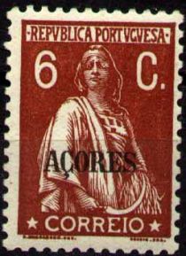 Ceres Issue of Portugal Overprinted in Black or Carmine