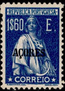 Ceres Issue of Portugal Overprinted