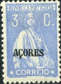 Ceres Issue of Portugal Overprinted