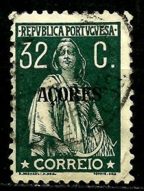 Ceres Issue of Portugal Overprinted