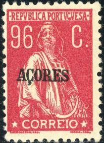 Ceres Issue of Portugal Overprinted