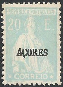 Ceres Issue of Portugal Overprinted