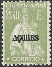 Ceres Issue of Portugal Overprinted