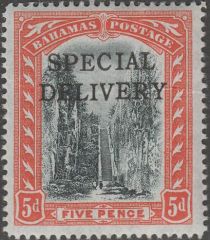 Overprinted SPECIAL DELIVERY in Serifed Letters