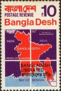 Map Overprinted in Black or Red