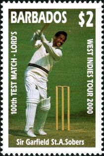 Sir Garfield Sobers batting