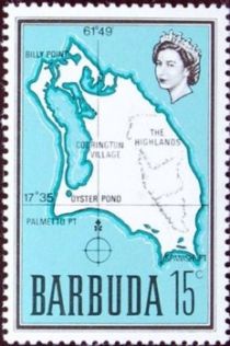 Map of Barbuda