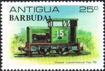 Diesel Locomotive No. 15 - Overprinted