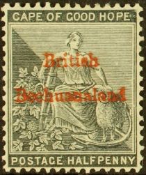 Cape of Good Hope stamps overprinted in Red