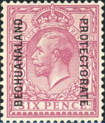 KGV issue overprinted "BECHUANALAND PROTECTORATE"