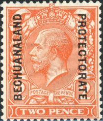 KGV issue overprinted "BECHUANALAND PROTECTORATE"