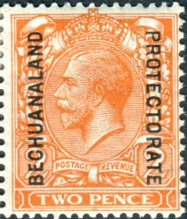 KGV issue overprinted "BECHUANALAND PROTECTORATE"ck