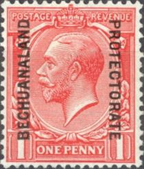 KGV issue overprinted "BECHUANALAND PROTECTORATE"